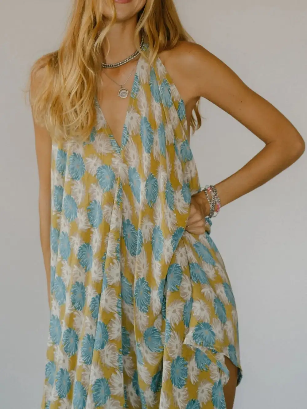 Wearable Cut Printed Dress