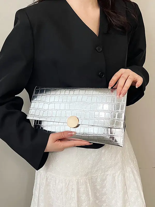 Roomy Geometric Shoulder Bag