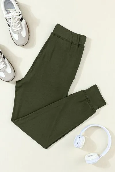 Relaxed Drawstring Pocketed Jogger Pants
