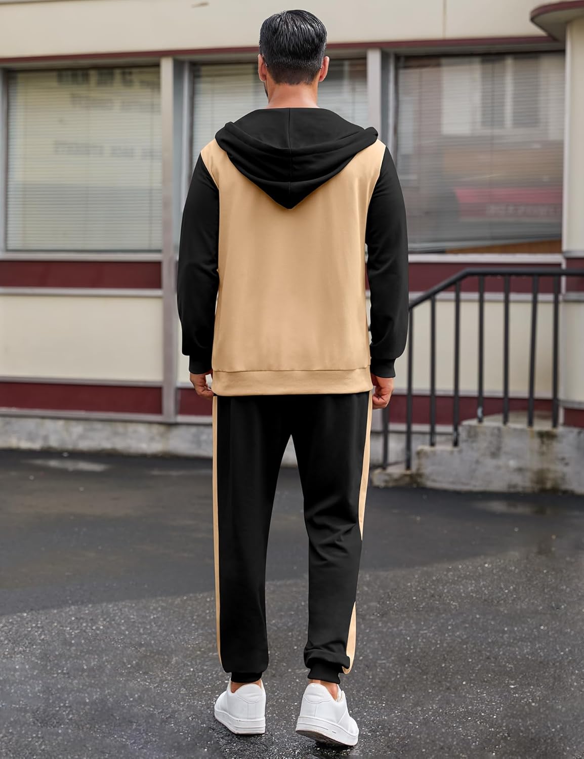 💥 6-Pack Men’s Activewear Sets | Only $24.9 | Men's Tracksuit 2 Piece Full Zip Set