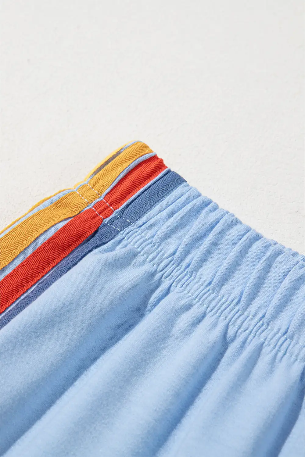 High-Waist Striped Sweatpants