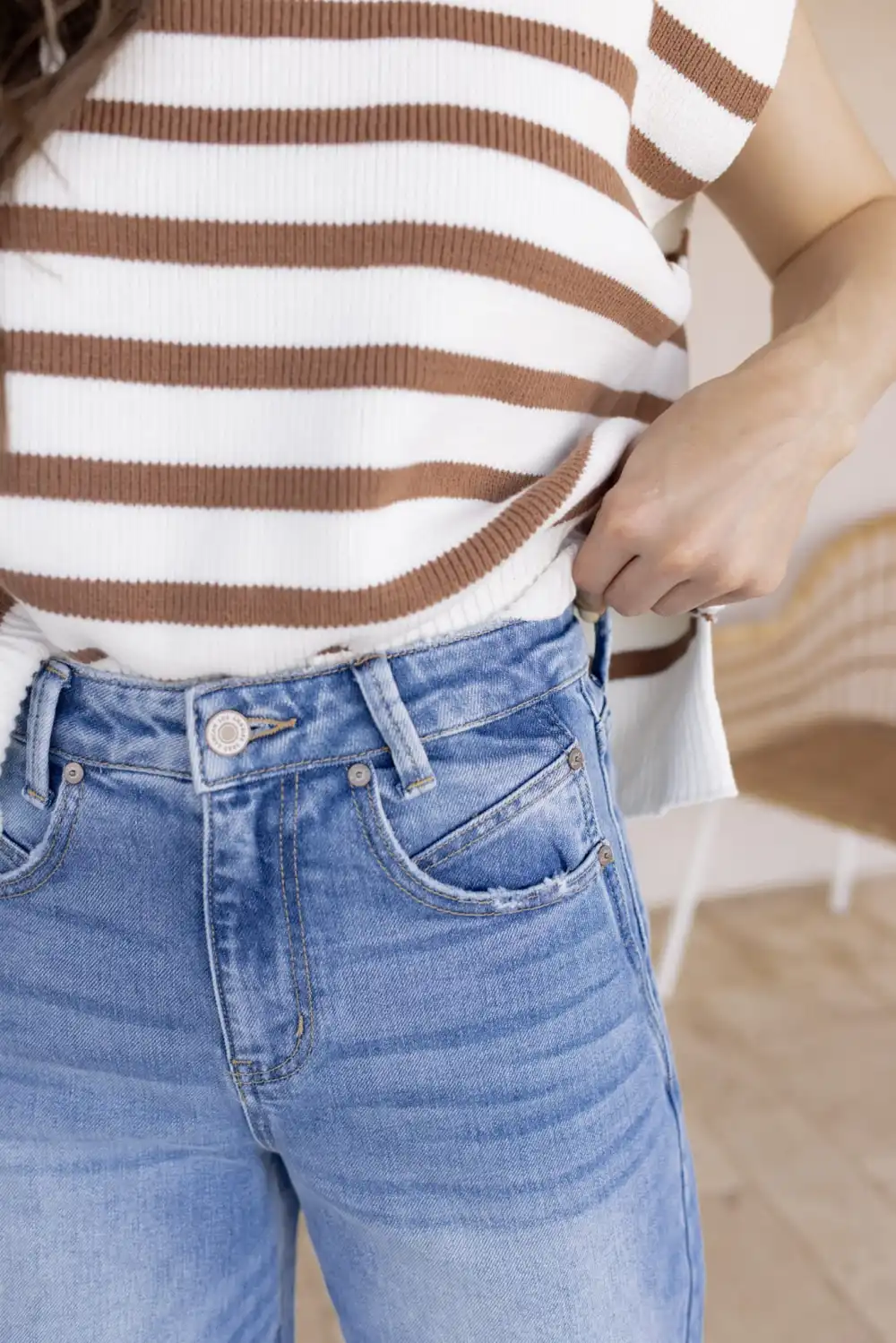High Rise Easygoing Wide Leg Jeans