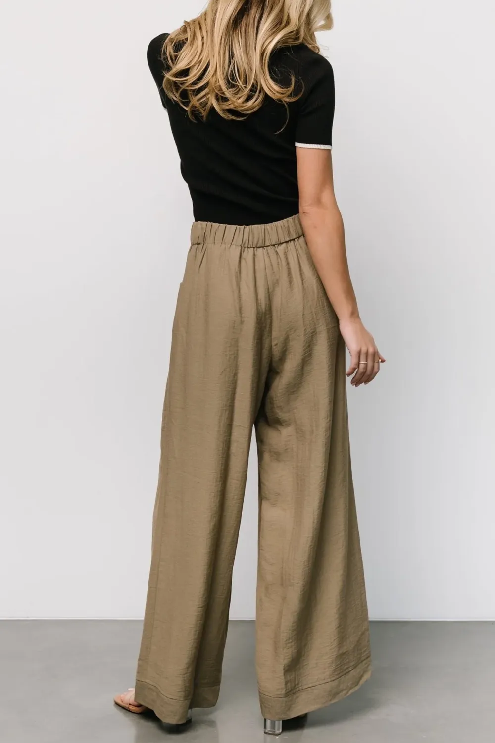 Casual Straight Leg Slim-Fit Loose Pants