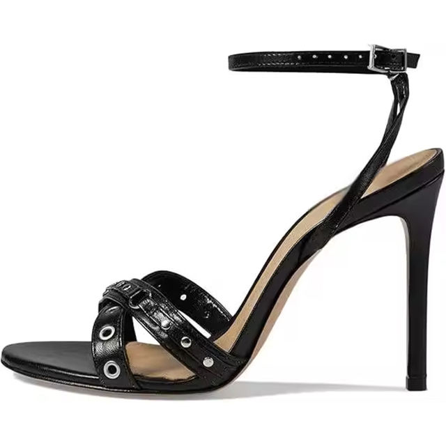 Arlina Classic Ankle Strap Stiletto Sandals