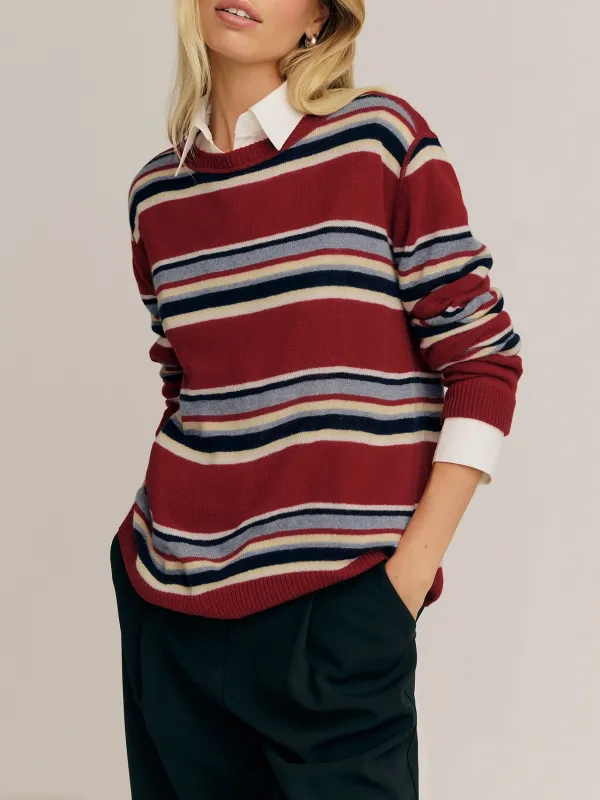 Casual Style V Neck Sweater