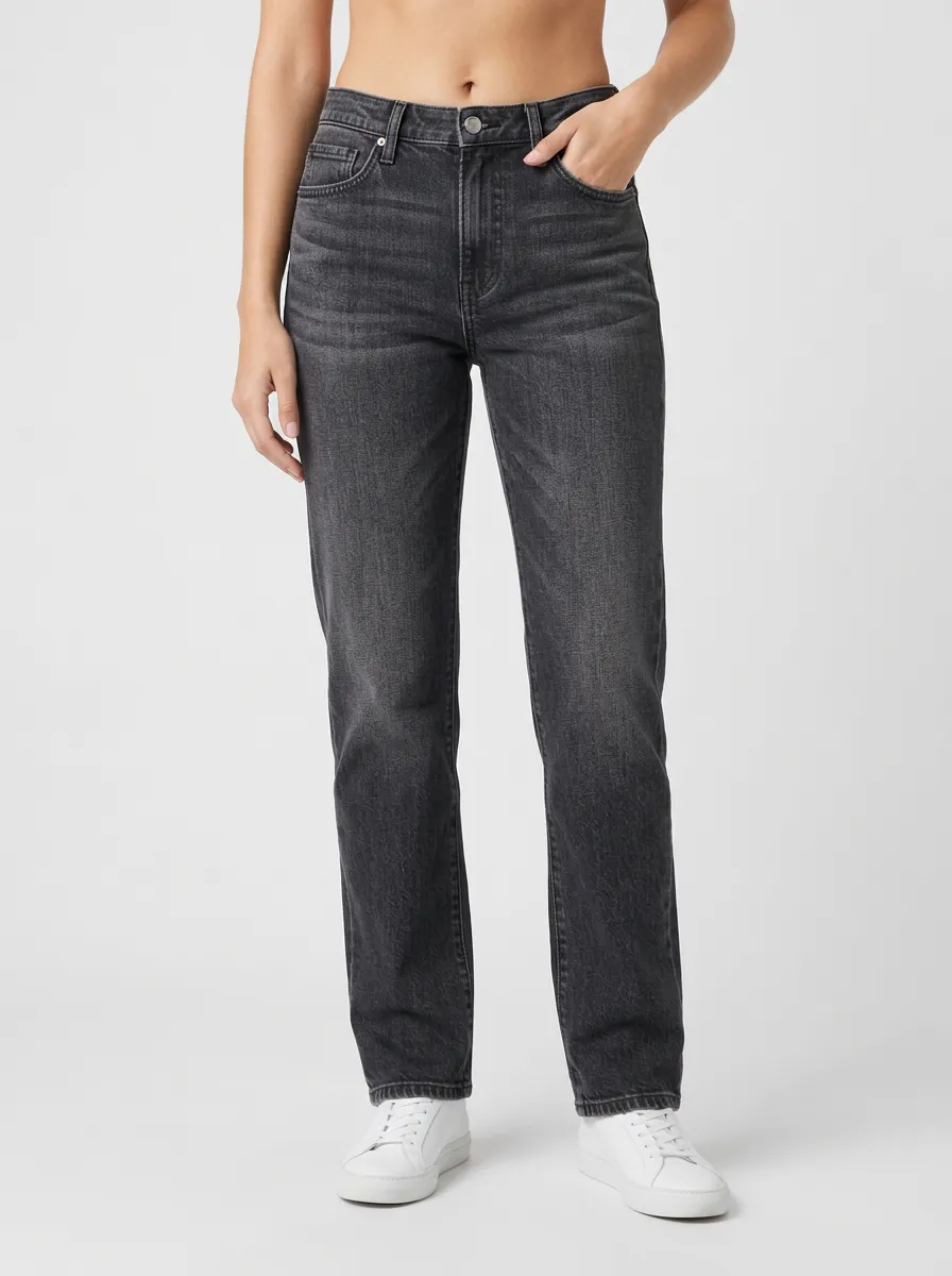 Washed Easy Wear Jeans