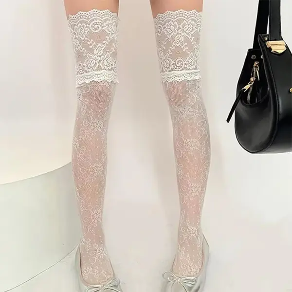 Lace Pattern Stockings