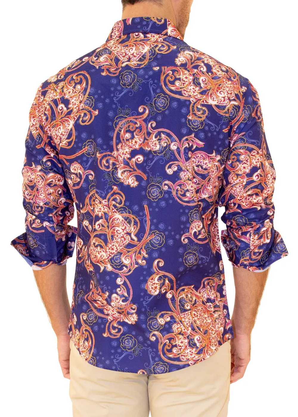 Textured Long Sleeve Button Shirt