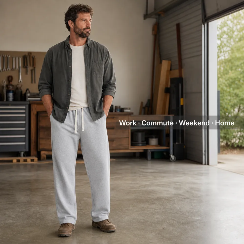 Men’s Relaxed Fleece Drawstring Sweatpants