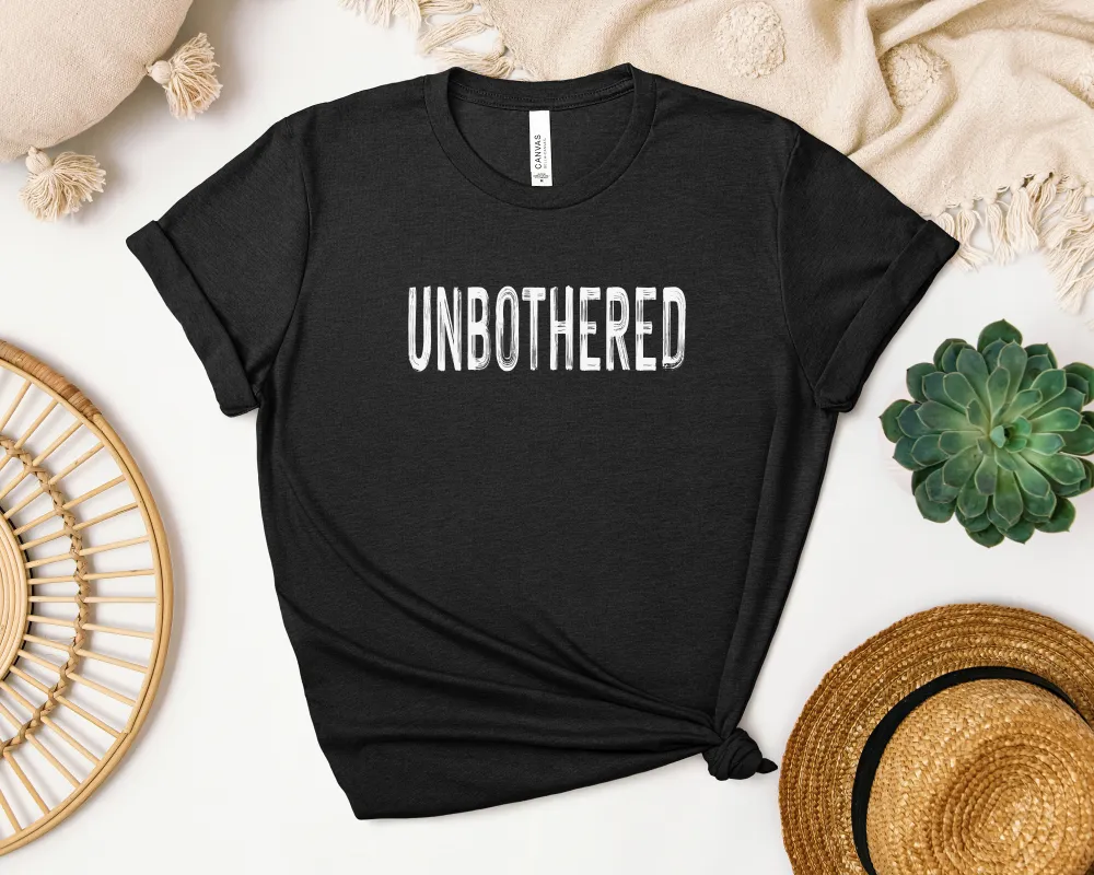Unbothered Motto Graphic Everyday Tee