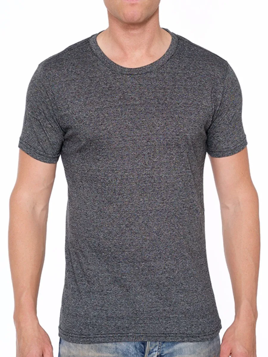 Jersey Textured Jersey Men's Button Down T-Shirt
