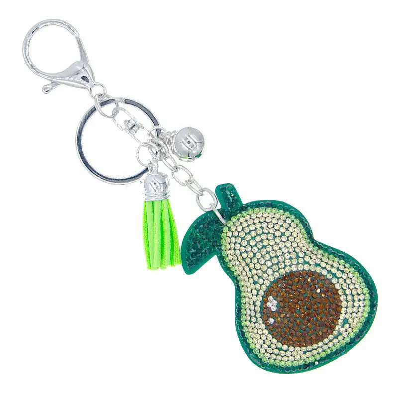 Avocado Charm Keychain