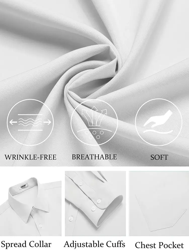 Formal Wrinkle Free Dress Shirt