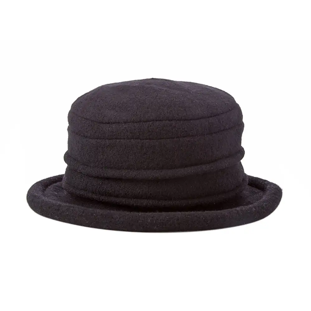 Women’s Cold Weather Wool Felt Cloche Hat