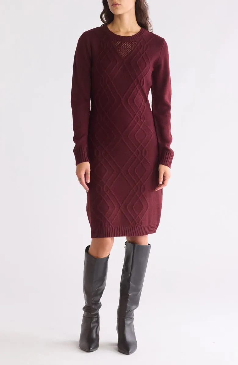 Long Sleeve Sweater Dress