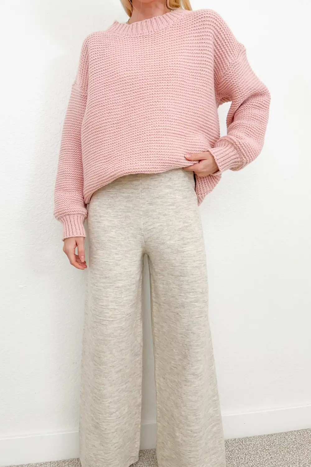 Neat Finish Soft Straight Leg Pants