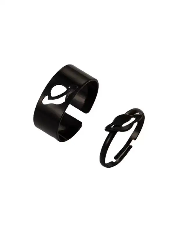 Punk Planet Motif Ring