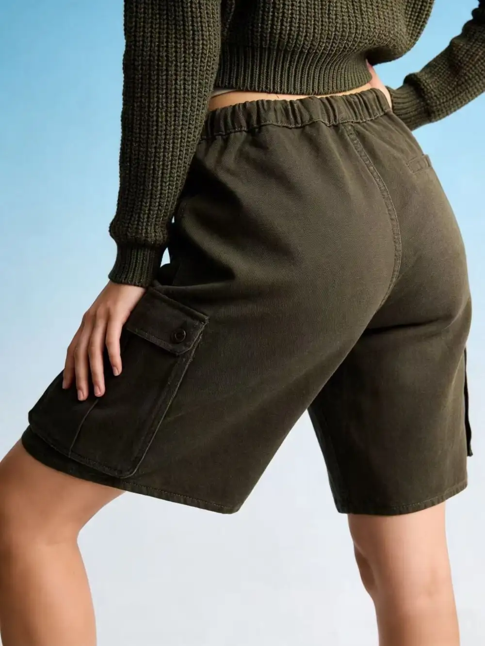 Cargo Shorts With Drawstring