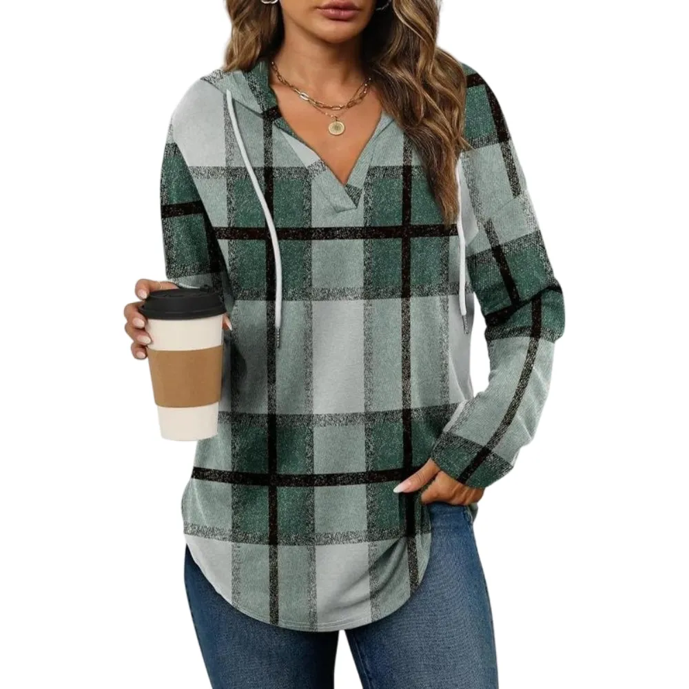 Women’s Oversized Long-Sleeve Pullover！
