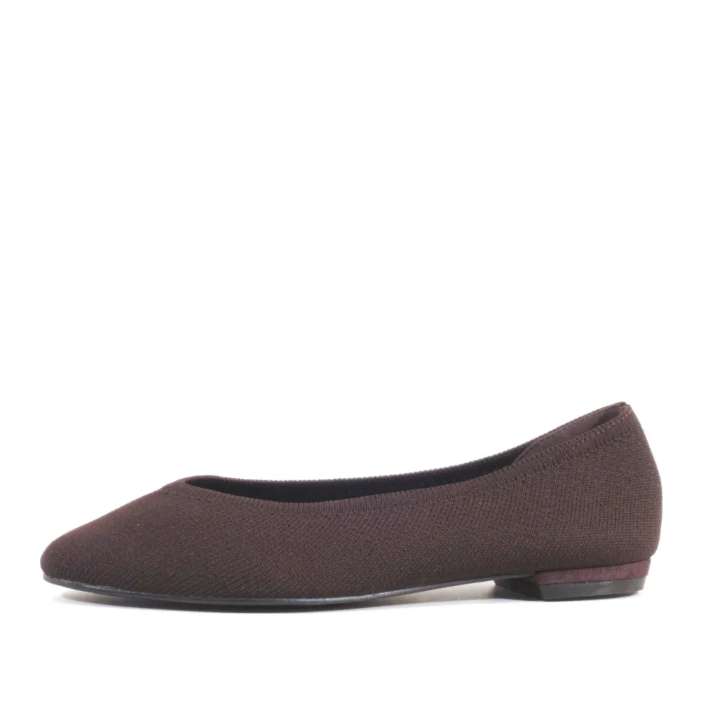 Stretch Knit Ballet Flats