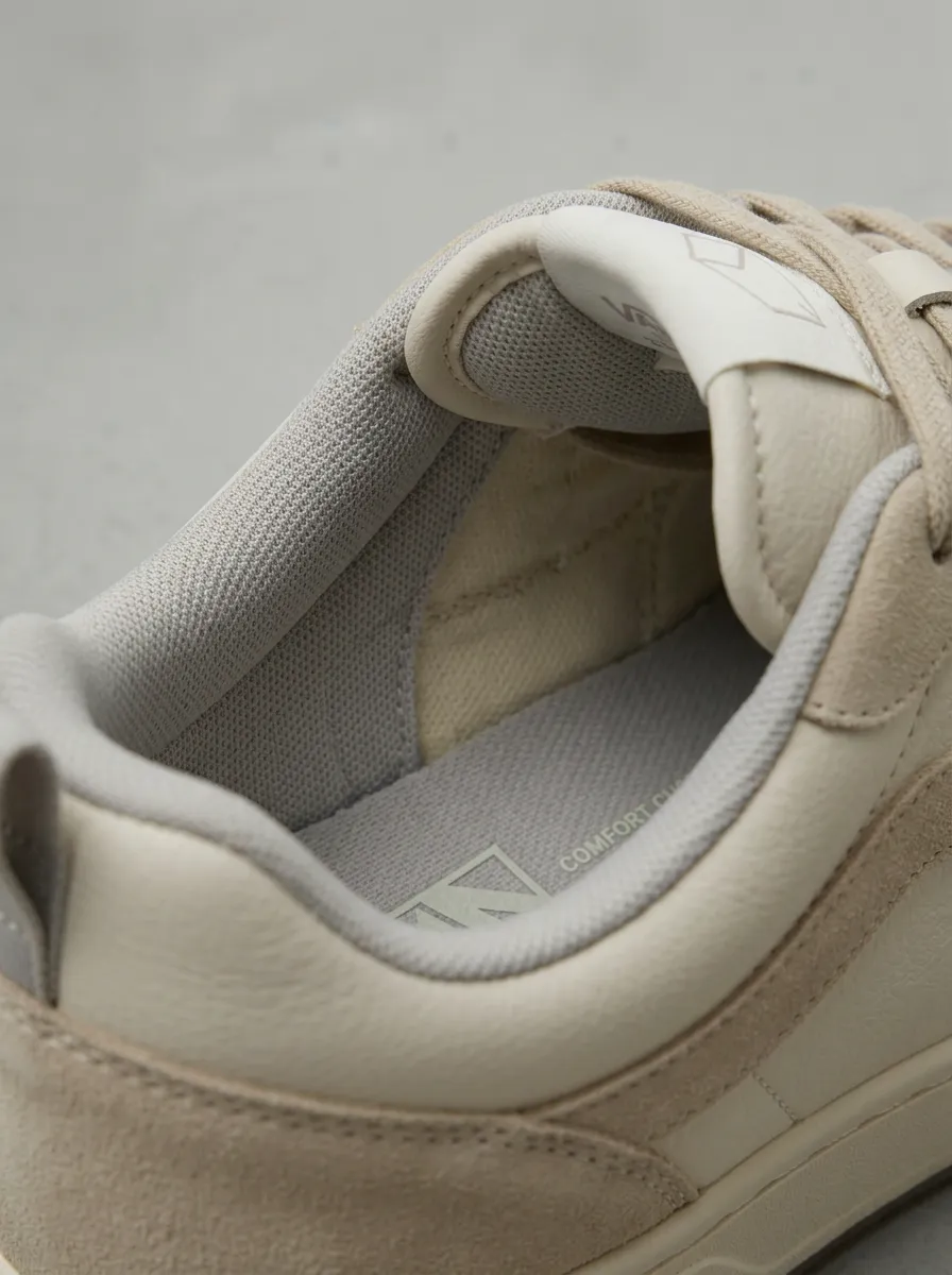 Refined Lace-Detail Perforated Women's Low-Top Skate Sneakers