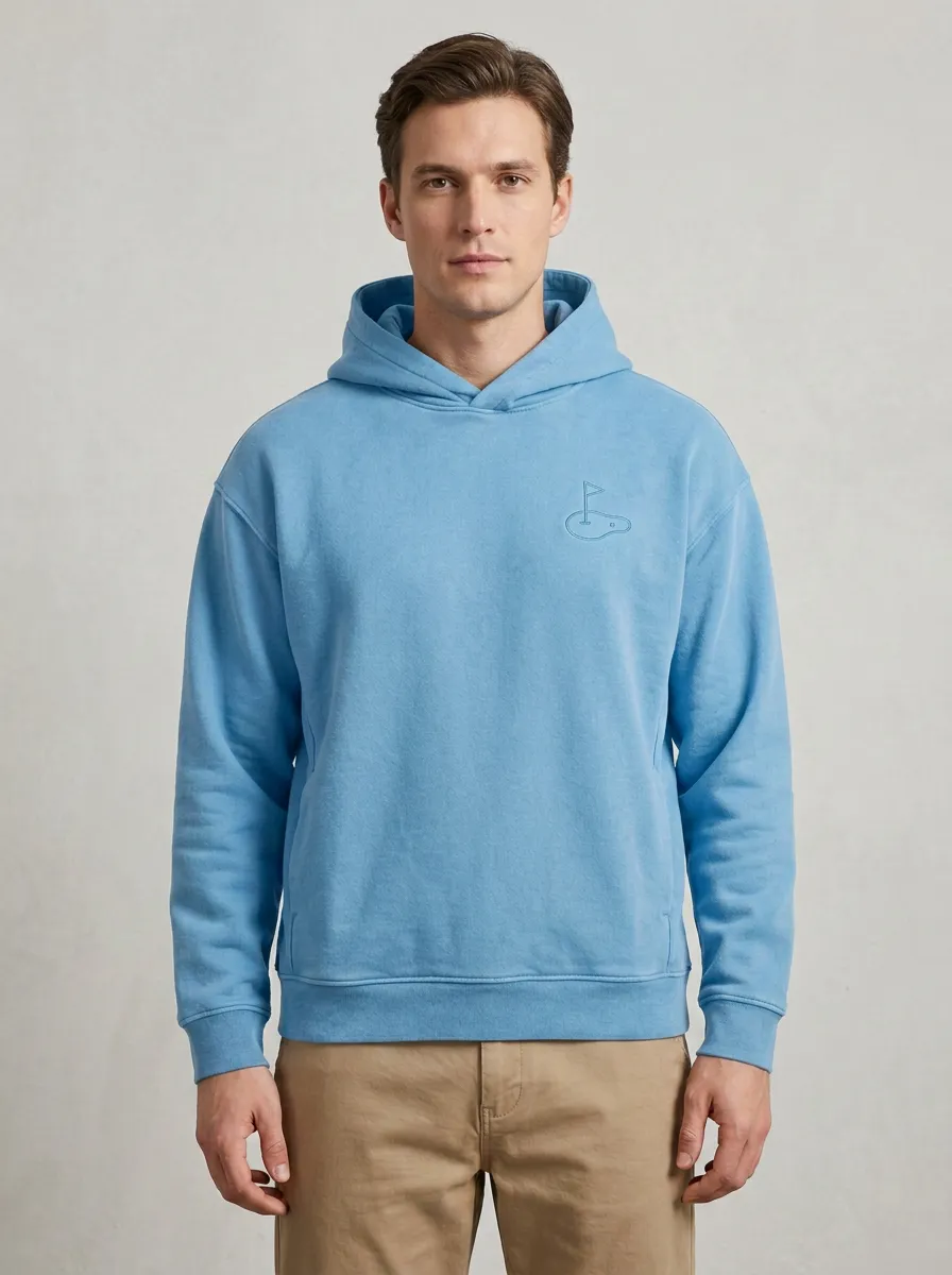 Sport Flag-Motif Golf Casual Hoodie