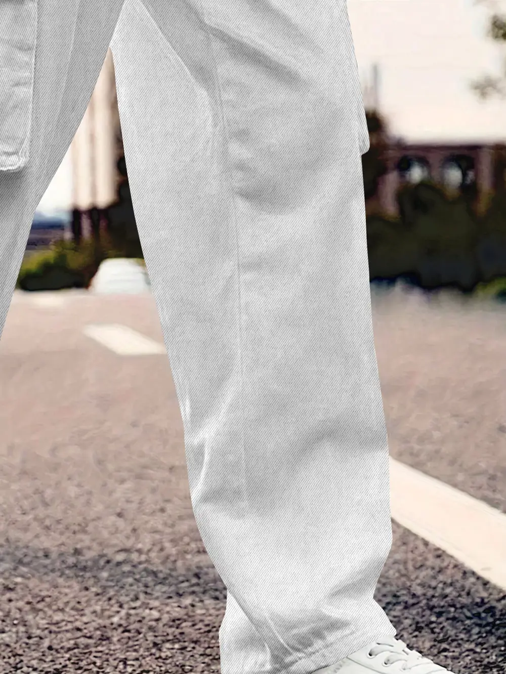 Flexible Daily Cotton For Track Cargo Pants