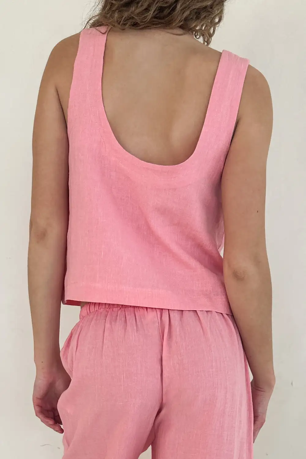 Casual Soft Linen Blend Top