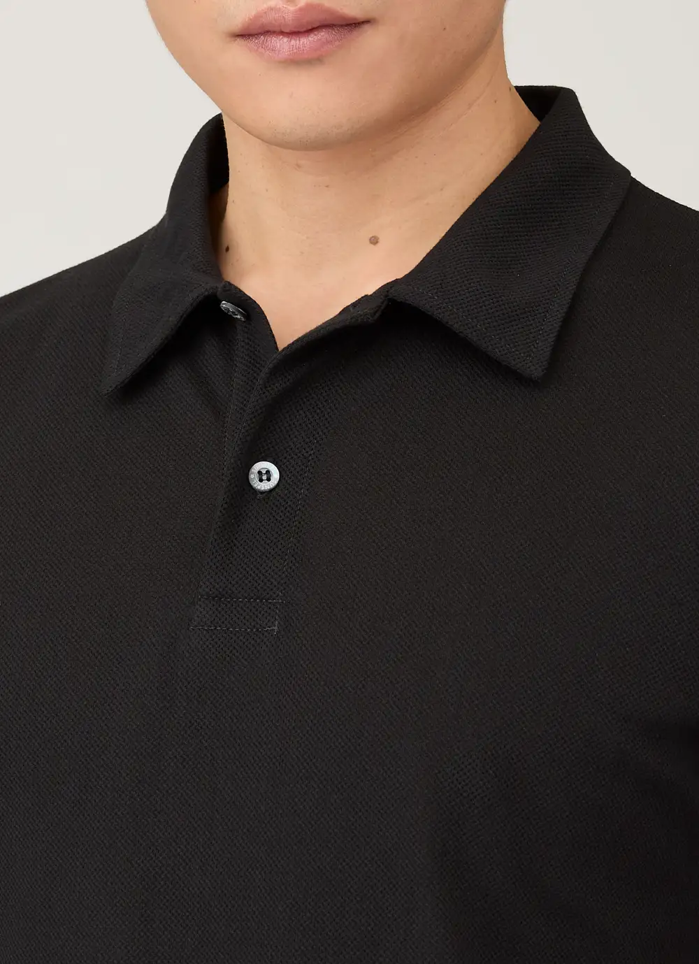 Clean Everyday Regular Fit Mesh Cotton Short Sleeve Polo Shirt
