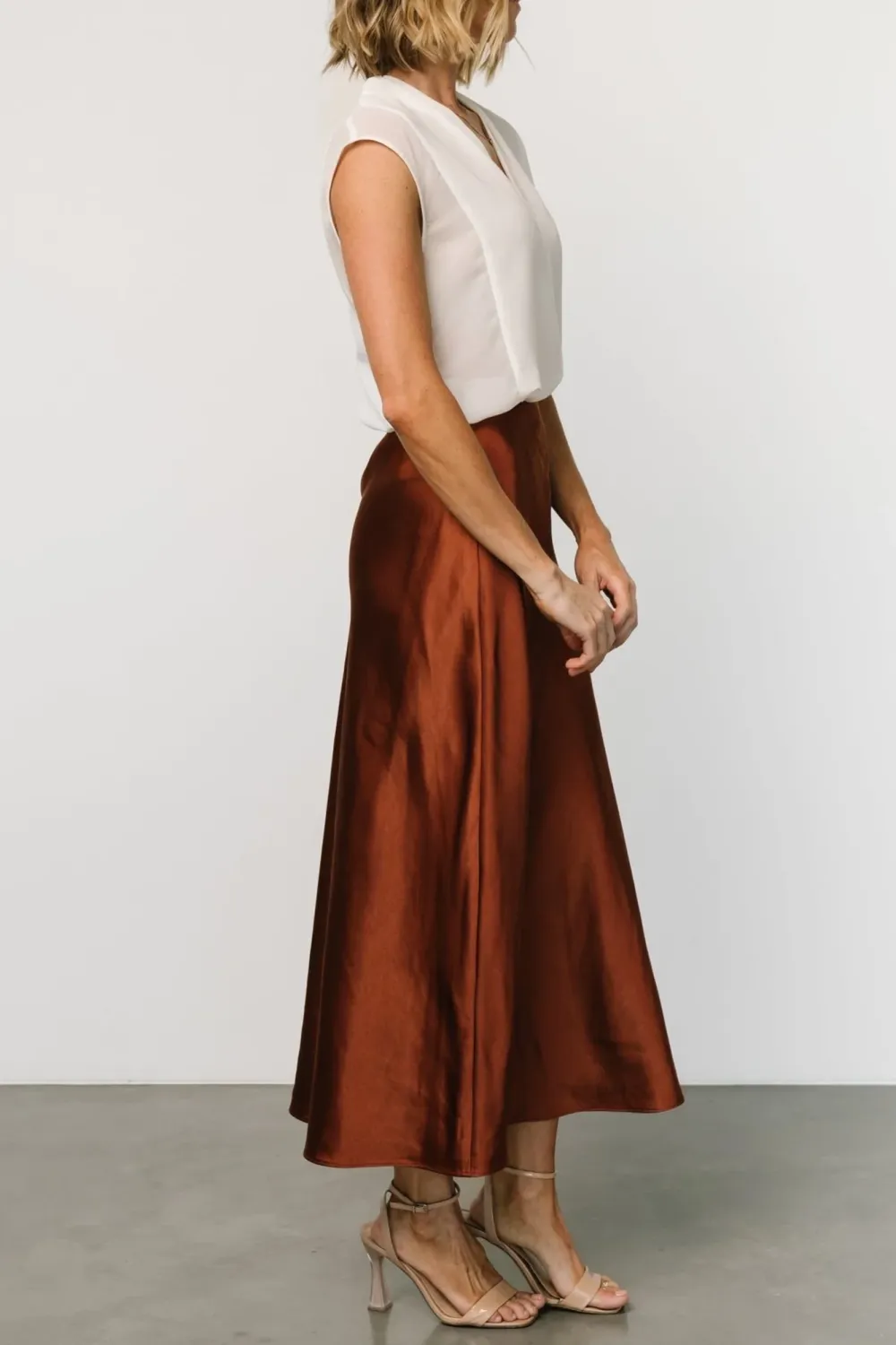 Basic Versatile Solid Color Comfortable Skirt