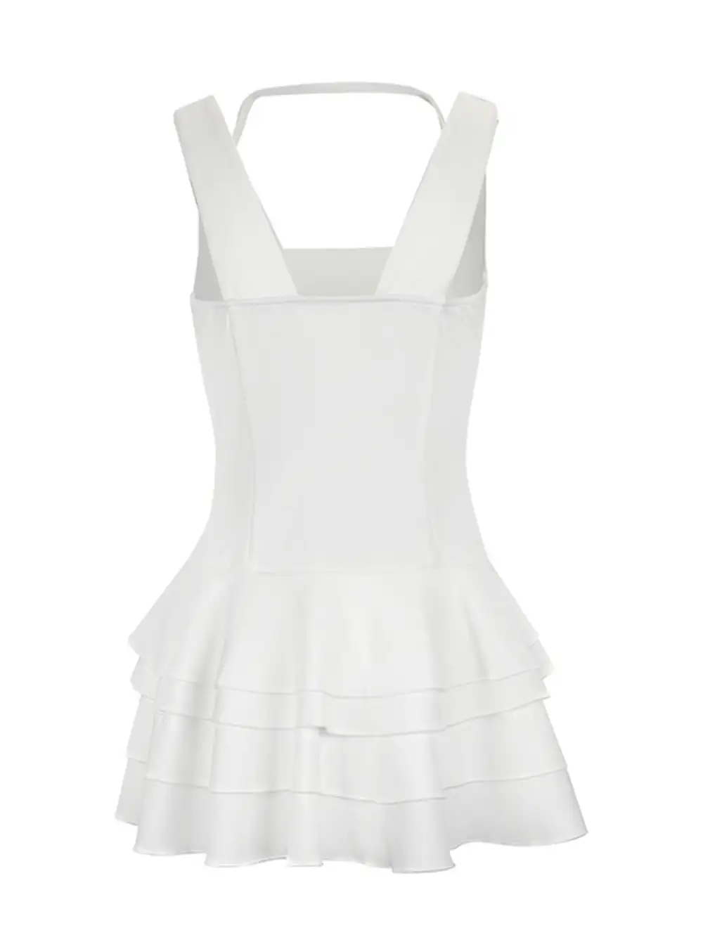 Finish Ruffle Mini Dress