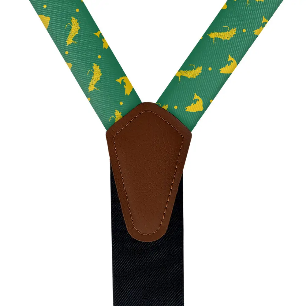 Fly Fishing Theme Suspenders