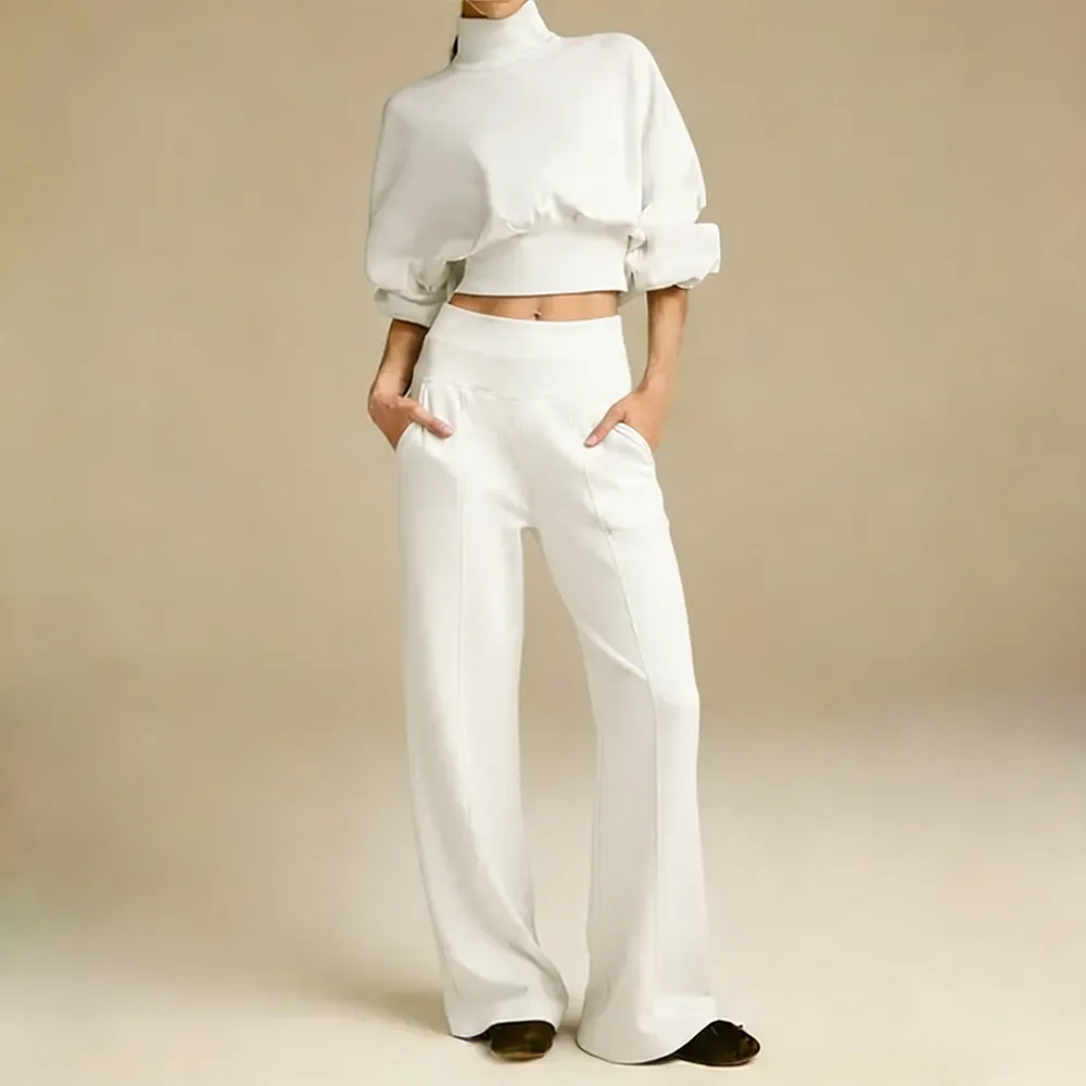 Modal Soft Warm Sweatshirt & Sweatpants Sets