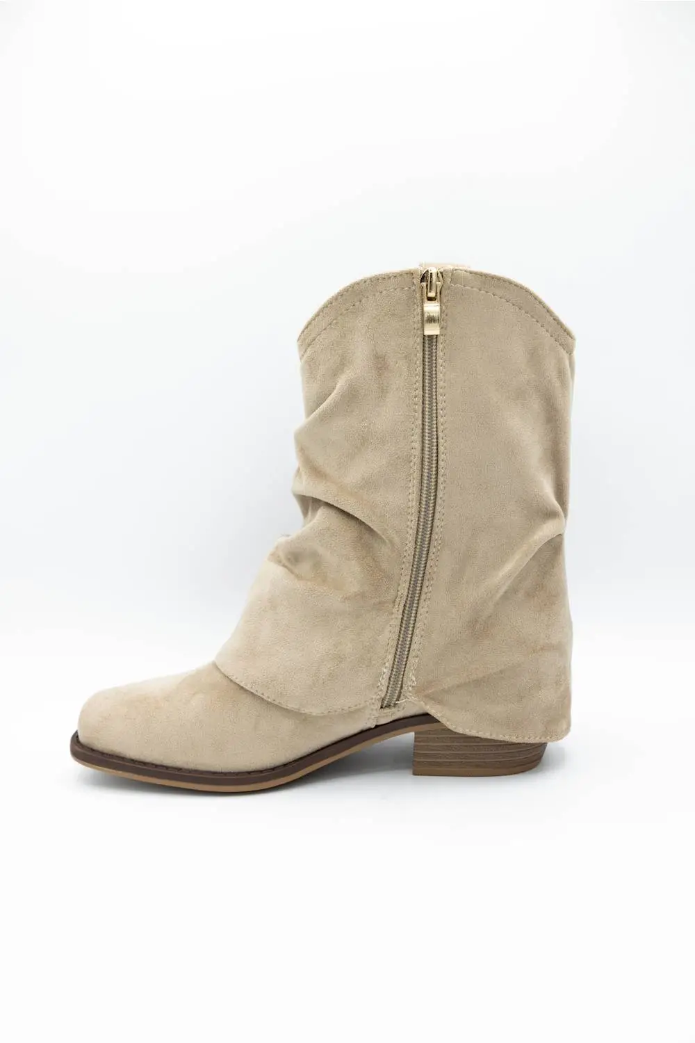 Classic Zip Entry Square Toe Ankle Bootie