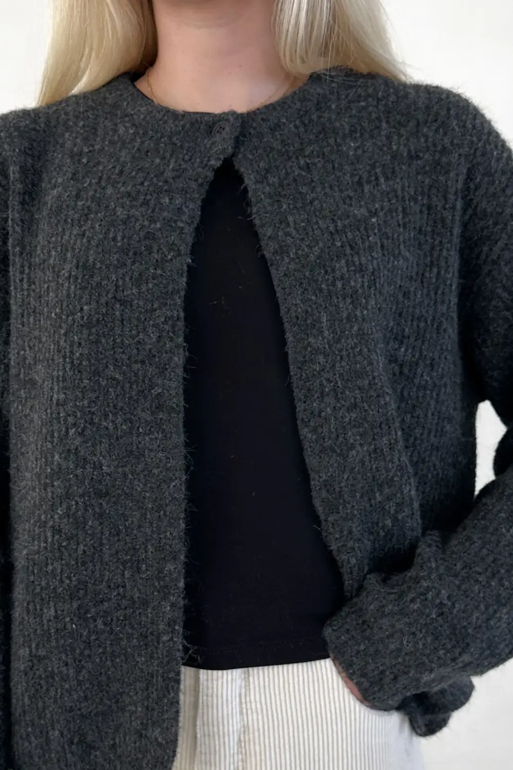 Soft Button Front Cardigan