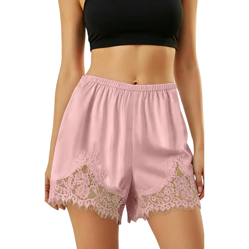 🔥Hot Sale💥Women's Satin Lace Shorts🔥12-PACK - All Colors Included