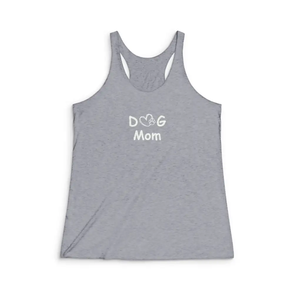 Dog Mom Graphic Racerback Tank