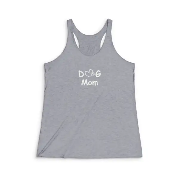 Dog Mom Graphic Racerback Tank