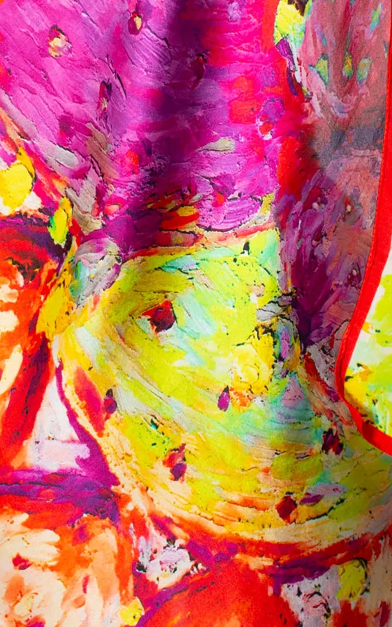 Fashion Abstract Art Print Women's Square Scarf