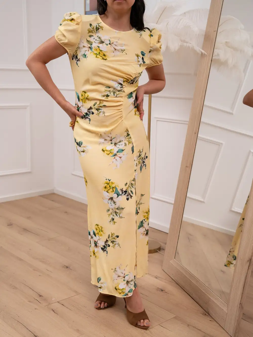 Aura Maxi Ruched Dress
