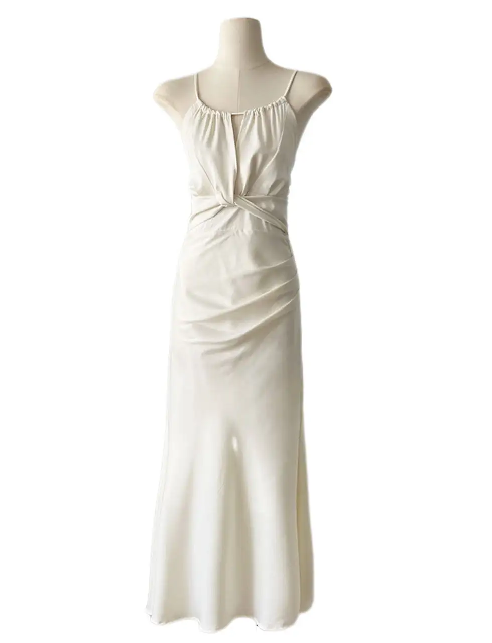 Spaghetti Strap Party Wedding Romantic Maxi Dress