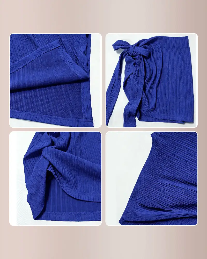 Asymmetrical Two-Piece Resort Set