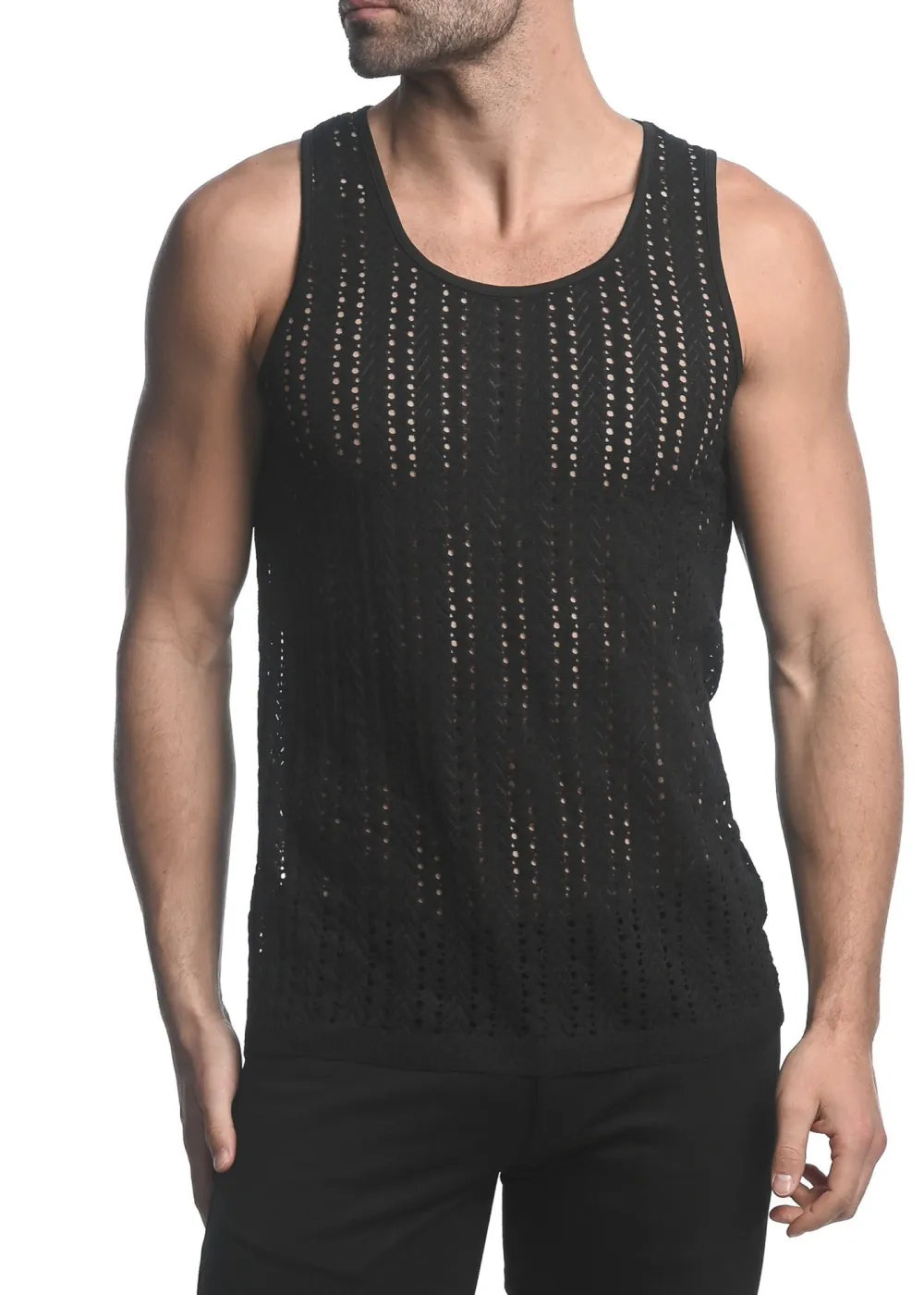 Relaxed Textured Knit Tank Top