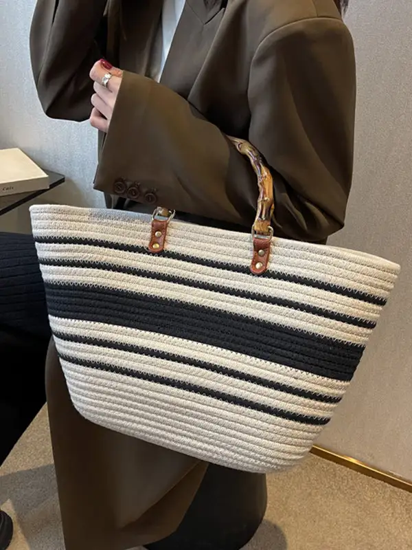 Modern Woven Shoulder Bag