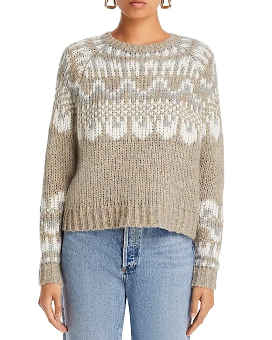 Sandstone Art Graphic Crewneck Sweater