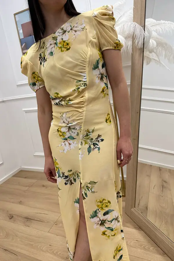 Aura Maxi Ruched Dress