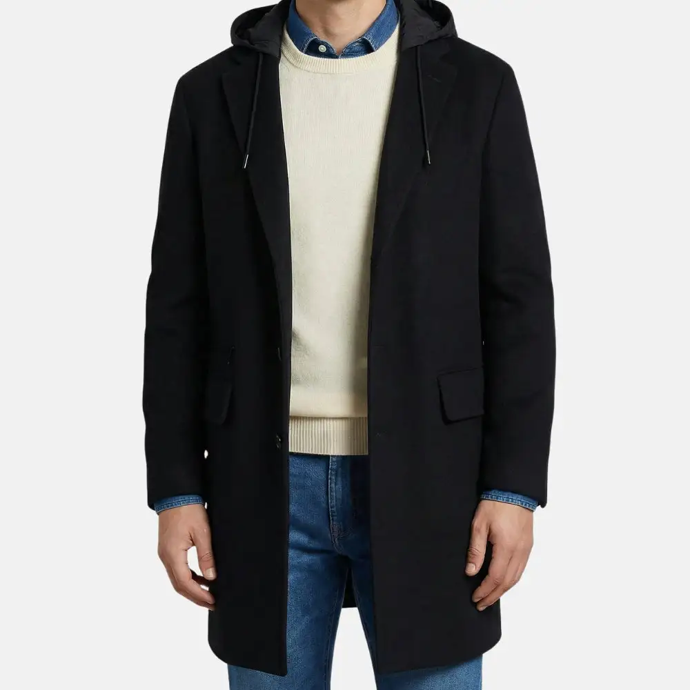Refined Cashmere Wool Coat
