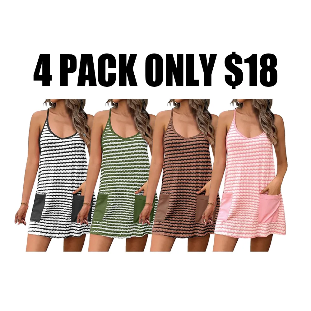 Women's Summer Mini Dress-🔥8-Pack - Only $24