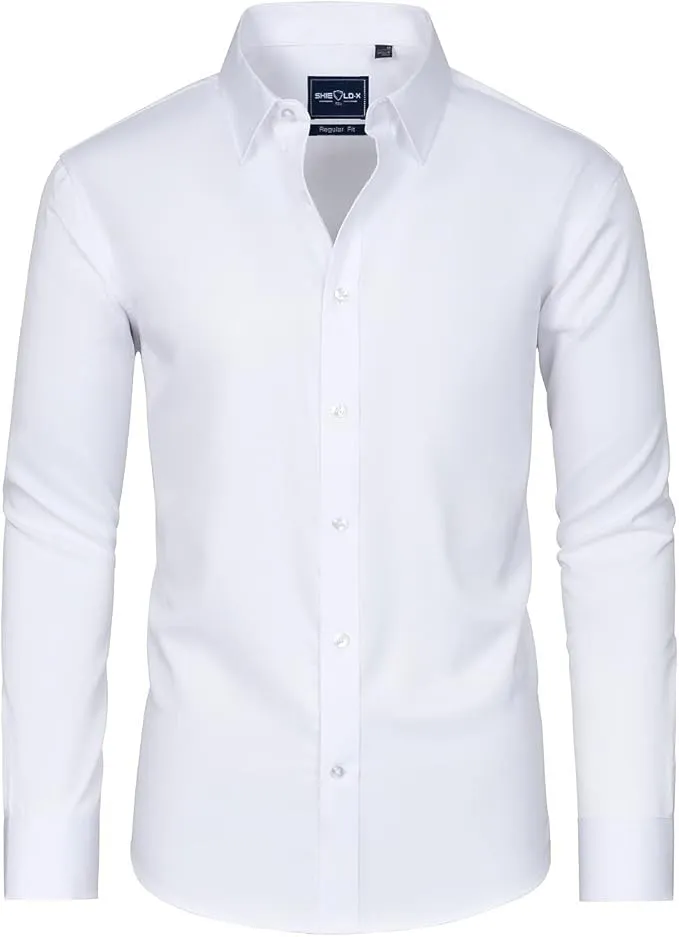 Men's Formal Long-sleeved Button-down Shirt