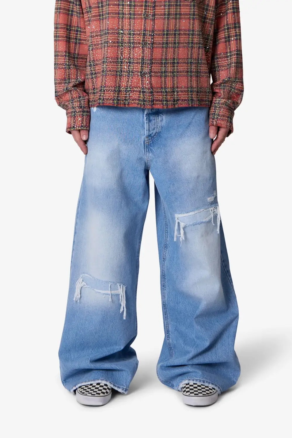 Everyday Patched Jeans